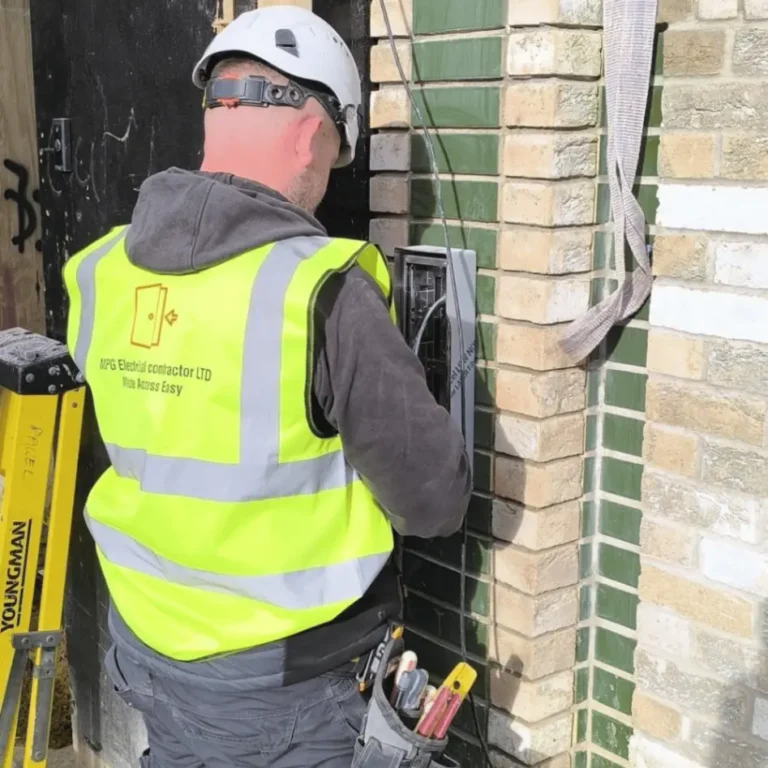 CCTV wiring and control panel maintenance setup